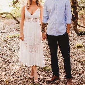 Hello Molly White Lace Dress